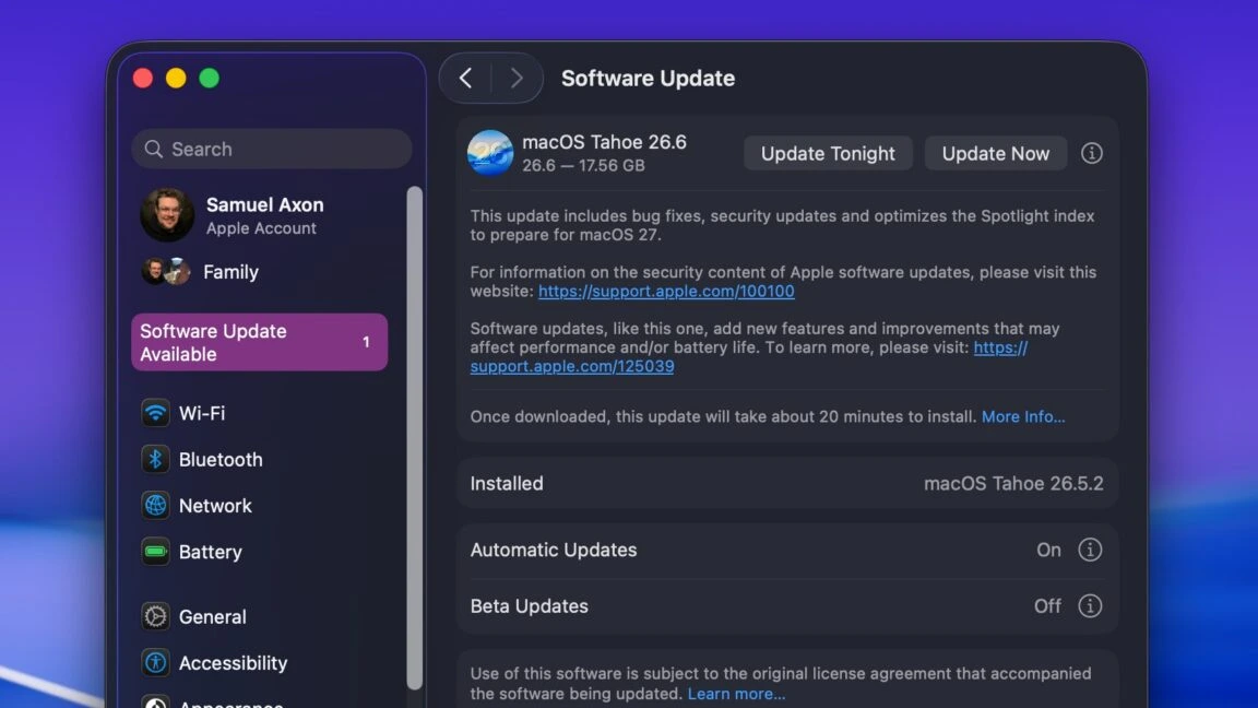 iOS e macOS 26.6 chegam hoje, abrindo caminho para iOS e macOS 27