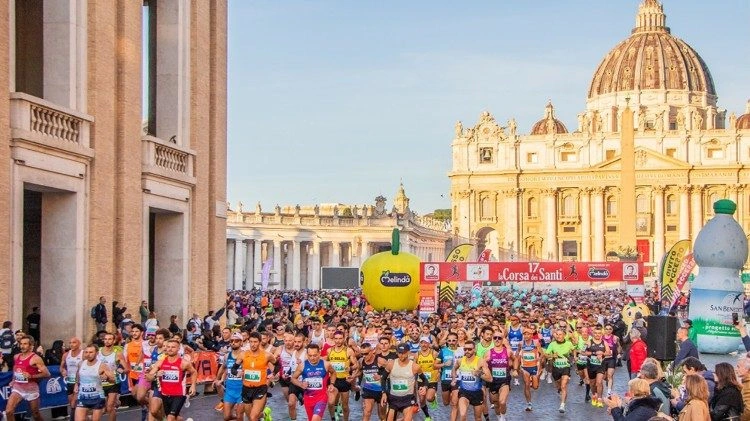 A Corrida dos Santos: quando a solidariedade percorre as ruas de Roma