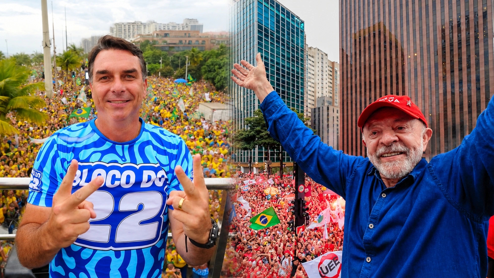 Saiba como foi o último dia das campanhas de Lula e Flávio Bolsonaro