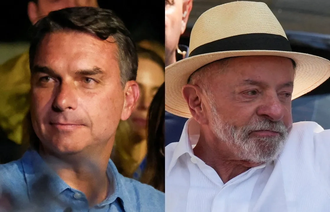 Em agendas paralelas em SP, Lula e Flávio miram segurança e mobilização de eleitores