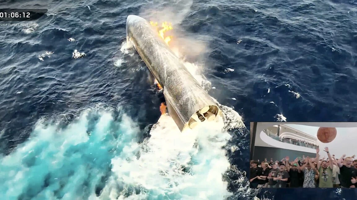 SpaceX mira captura pela torre para a próxima Starship após fim auspicioso do 13º voo