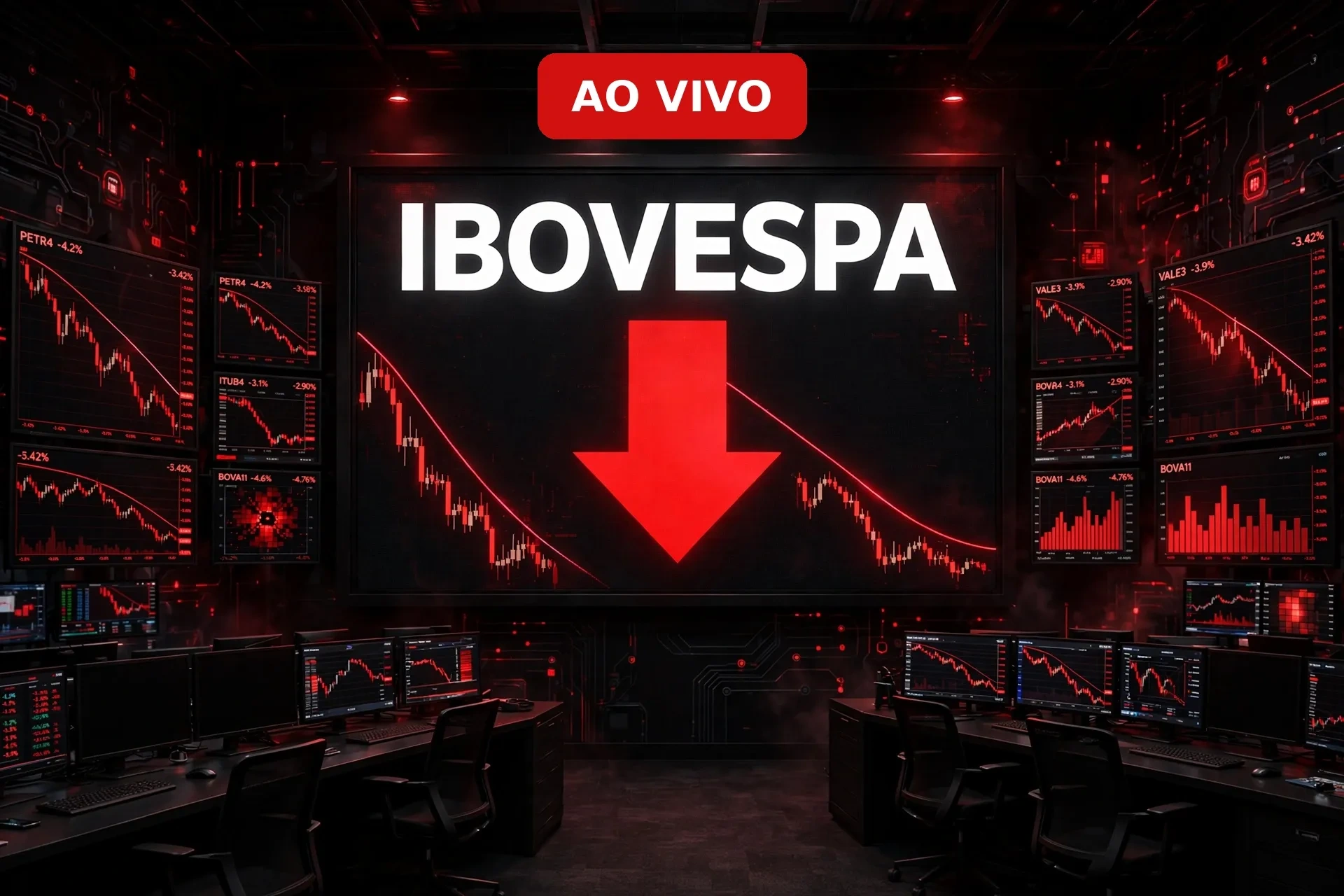 Ibovespa fecha em queda, com exterior, IA e eleições em foco; Vale despenca 3%